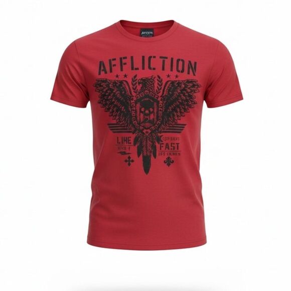 Buckle Other - NWOT Buckle Men’s Affliction Art of War Red Short Sleeve Tee - Size M